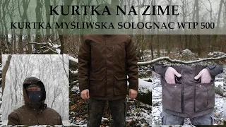 Kurtka na zimę - kurtka myśliwska SOLOGNAC WTP 500, do lasu, do miasta, na wesele