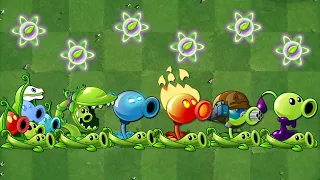 PvZ 2 Challenge - All Pea & Other Plant Can Defeat Robo Cone Zombie Level 5