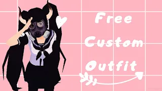 How to make a custom outfit for free || Yandere Schoolgirls Online