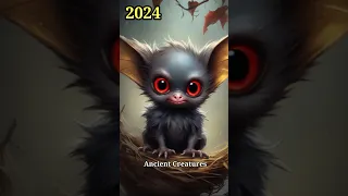 2024 Gremlin Monster and 5000 Bce Gremlin Monster !! Ancient Creatures #shorts #shortvideo#viral