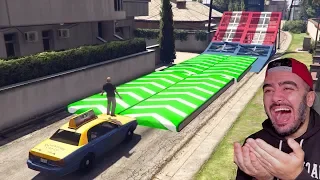 HIZLANDIRILMIŞ RAMPAYA TAKSI ÇAGRIRSAK NE OLUR? (GTA 5)