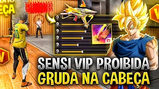 SENSI VIP NIVEL XITER!🤪🔥A MELHOR SENSIBILIDADE PARA SUBIR FULL CAPA NO FREE FIRE DEPOIS ATUALIZAÇÃO