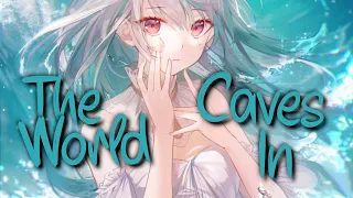 「Nightcore」 As The World Caves In - Sarah Cothran ♡ (Lyrics)