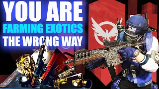 YOU ARE FARMING EXOTICS THE WRONG WAY! BEST WAY TO FARM UNLIMITED EXOTICS | The Division 2 DARK ZONE