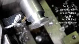 The Ultimate Trick: Cutting off  with the Mini Lathe