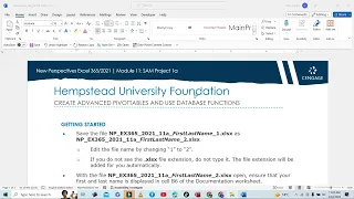 New Perspectives Excel 365/2021 | Module 11: SAM Project 1a | NP_EX365_2021_11a_FirstLastName