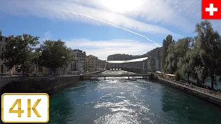 Boulevard James-Fazy in Geneva, Switzerland | Summer 2021【4K】Canton de Genève, Suisse