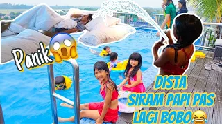 DISTA SIRAM PAPI BOBO😱 !!TUGAS MANDIIN ADIK" !! #viralvideos