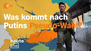 "Ja" zu Russland bei Scheinreferenden, aber Ukrainer auf Vormarsch | ZDFheute live