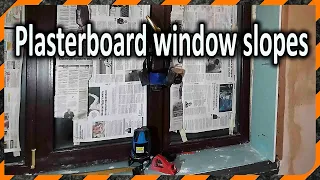 Plasterboard window slopes - how to make and install yourself