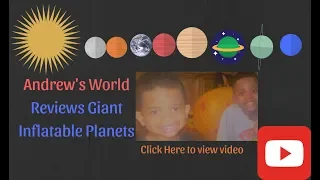 Giant Inflatable Planets|Kids It's Solar System Time! |Welcome to Andrew's World