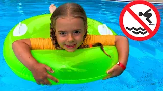 Anabella and safety rules in the pool