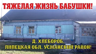 Тяжелая жизнь бабушки в деревне Хлебороб. Усманский район, Липецкая область