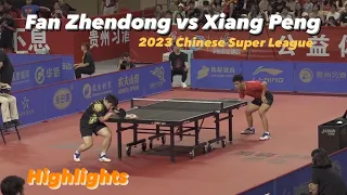 Fan Zhendong 樊振东 vs Xiang Peng 向鹏 | 2023 Chinese Super League (Round 8) Highlights