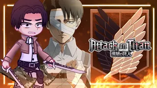 "Past Aot React to Levi Ackerman Future" // Part 2 // TW: Spoiler // ⚠️Fighting Scene // Gacha