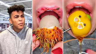 🍵Mark Adams POV Lips Eating Storytime ASMR👄 Best POVs Credit 2024 Part #96