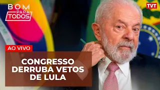 Congresso derruba vetos de Lula; Lira ironiza esforço | Brasil retira embaixador em Israel | BPT