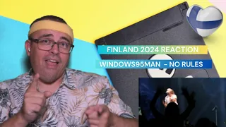 Finland 2024 Reaction (Windows95man's "No Rules") - Eurovision