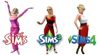 ♦ Sims 1 vs Sims 3 vs Sims 4 : Celebrity