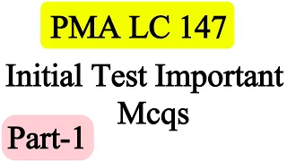 Most Important GK Mcqs for PMA 147 Initial Test. Part-1 by Jahanzeb Khan Production