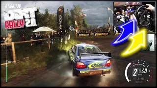 Subaru Impreza WRC GDB Wet and Dry Poland  / Thrustmaster T300RS DiRT Rally 2.0