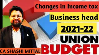 Changes in income tax business head in union budget 2021