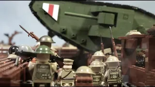 LEGO WW1 battle of the Somme (Tank attack) lego stop motion. Part 2.