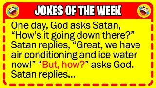 🤣 BEST JOKES OF THE WEEK! - God asks Satan, "So, how are things going down..."  | Funny Jokes