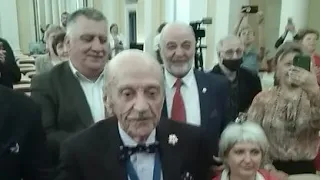 Владимиру Татосову - 95 лет! Автограф-сессия после чествования в СТД СПб