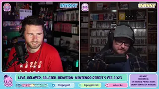 Live-belated-delayed-blind-reaction: Nintendo Direct 9 Feb 2023