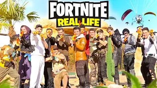 ENORME BATTLE ROYALE NERF FORTNITE ! (dans la vraie vie)