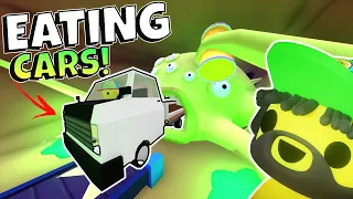 I Fed The Wobbly Monster a Car and This Happened.. (Wobbly Life Gameplay)