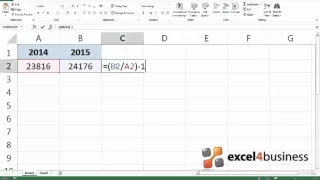 How to Calculate Percent Change in Excel