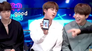 kim seokjin being the confident king he is for 7 mins