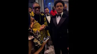 Trevor Noah rhyming with Busta Rhymes 👑🔥 | Epic at the Grammys