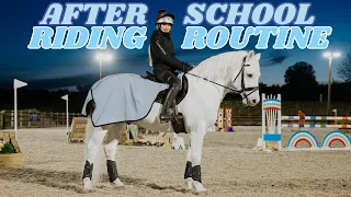 AFTER SCHOOL RIDING ROUTINE WITH 3 PONIES!