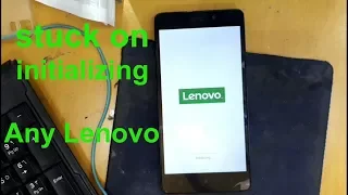 lenovo mobile stuck on initializing how can fix without PC