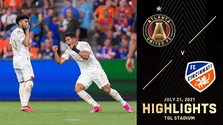 Match Highlights | Atlanta United FC vs FC Cincinnati | July 21, 2021