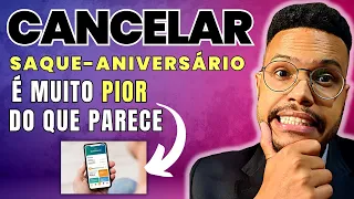 É PIOR AINDA! SAQUE-ANIVERSÁRIO BLOQUEIA SALDO DO FGTS MESMO DEPOIS DE VOLTAR AO SAQUE RESCISÃO