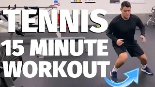15 Minute Home Workout For Tennis Players