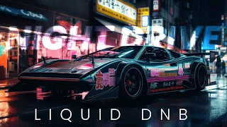 Night Drive - Liquid DnB Racing Playlist [Drive - Work - Gym]