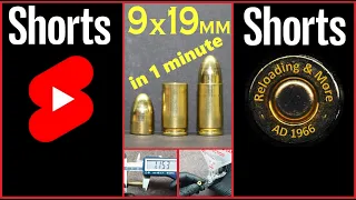 Reloading 9mm ammo in 1 minute  -   #reloading, #9mm, #leeprecision, #ammo, #shorts