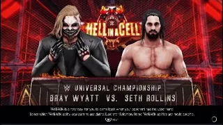 WWE 2K19 HELL IN A CELL Simulation | ‘The Fiend‘ Bray Wyatt VS Seth Rollins