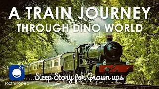Bedtime Sleep Stories |🚂 A Train Journey through Dino World 🦕| Edutainment Sleep Story for Grown Ups