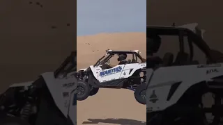 Yamaha YXZ jump attempt at the swingset in #glamis. 📷: @jrn_34