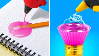 HOT GLUE GUN IDEAS || 20 Cool DIY Projects with 3D Pen, Epoxy Resin be 5-Minute Crafts