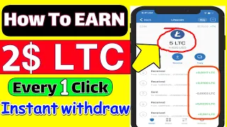 Free Litecoin Earning Site 2022 | 0.1LTC Per Day | Litecoin Earn Free | Make Money Online