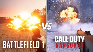 CoD Vanguard Beta Explosives VS Battlefield 1 Explosives | Cod Vanguard VS Battlefield 1 Graphics
