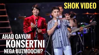 Ahad Qayum nega Xamdam Sobirov Konsertini BUZMOQCHI bo’ldi? Xoliq vines va Azoda janjali…