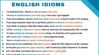100 Common Idioms Frequently Used in Daily English Conversations